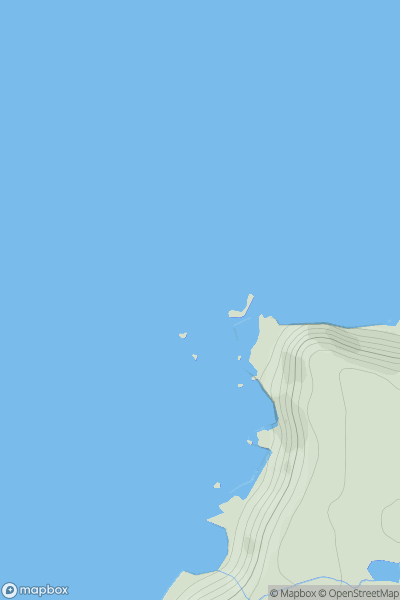 Thumbnail image for Am Buachaille [Cape Wrath Peninsula] showing contour plot for surrounding peak